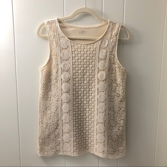 Ann Taylor Loft Crochet Top - Picture 2 of 5
